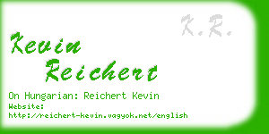 kevin reichert business card